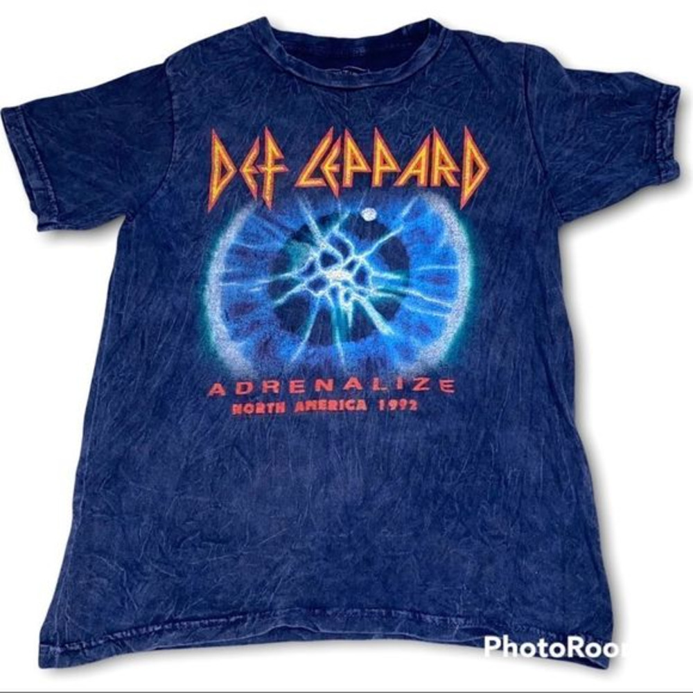 Def Leppard Adrenalize North America live‎ nation tour t shirt